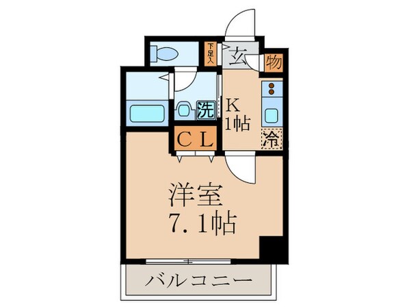 ＷｉｌｌＤｏ代官町の物件間取画像